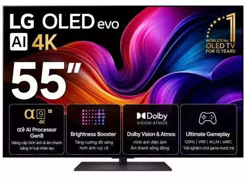 Smart Tivi OLED evo LG AI 4K 55 inch OLED55C5PSA