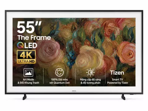 Smart Tivi Khung Tranh The Frame QLED Samsung 4K 55 inch QA55LS03D