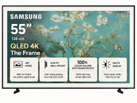 Tivi Khung Tranh The Frame Samsung QLED 4K 55 Inch QA55LS03F