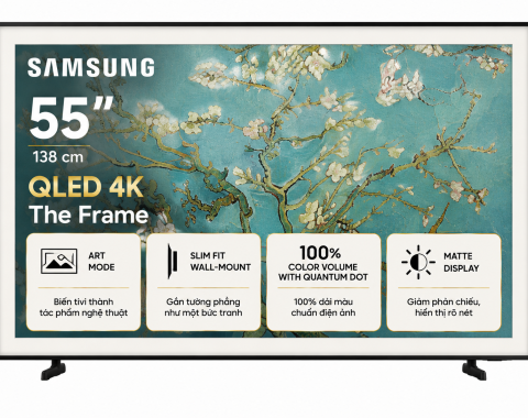 Tivi Khung Tranh The Frame Samsung QLED 4K 55 Inch QA55LS03F