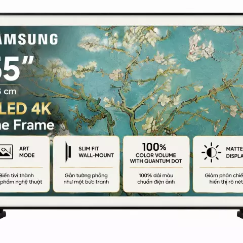 Tivi Khung Tranh The Frame Samsung QLED 4K 55 Inch QA55LS03F