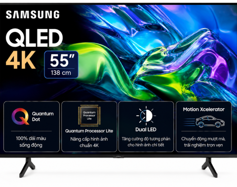 Smart Tivi QLED Samsung 4K 55 inch QA55Q60D