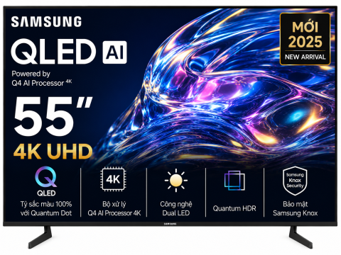 Smart Tivi QLED Samsung AI 4K 55 inch QA55Q8FA