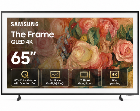Smart Tivi Khung Tranh The Frame QLED Samsung 4K 65 inch QA65LS03D