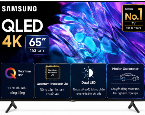 Smart Tivi QLED Samsung 4K 65 inch QA65Q60D