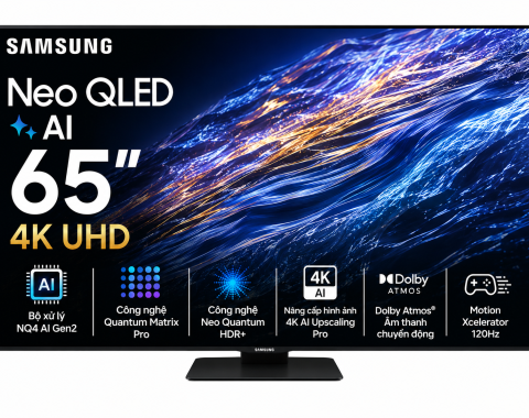 Smart Tivi Neo QLED Samsung AI 4K 65 inch QA65QN80F