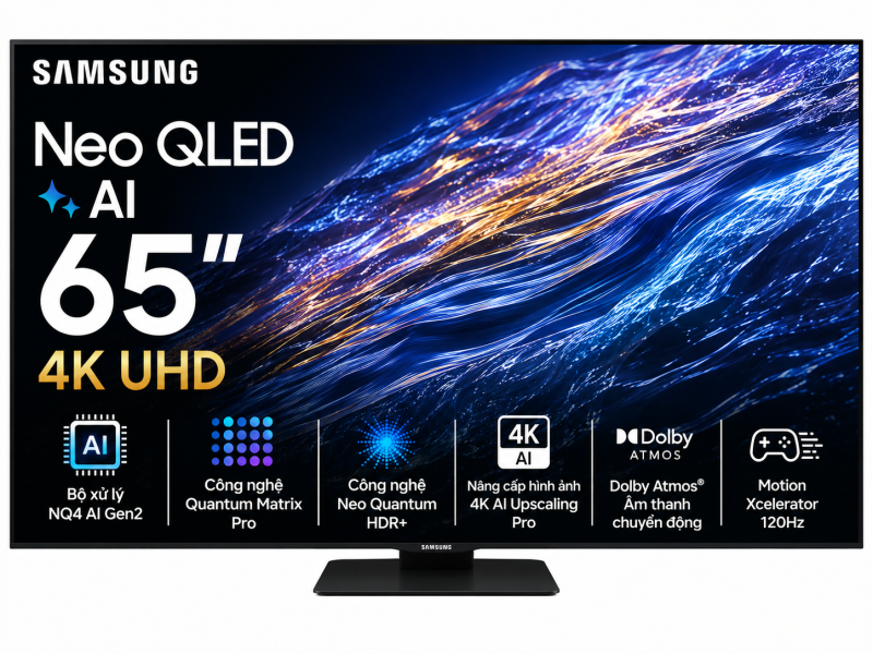 Smart Tivi Neo QLED Samsung AI 4K 65 inch QA65QN80F