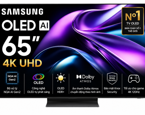 Smart Tivi OLED Samsung AI 4K 65 inch QA65S85F