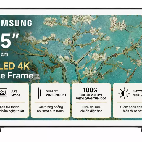 Tivi Khung Tranh The Frame Samsung QLED 4K 75 Inch QA75LS03F
