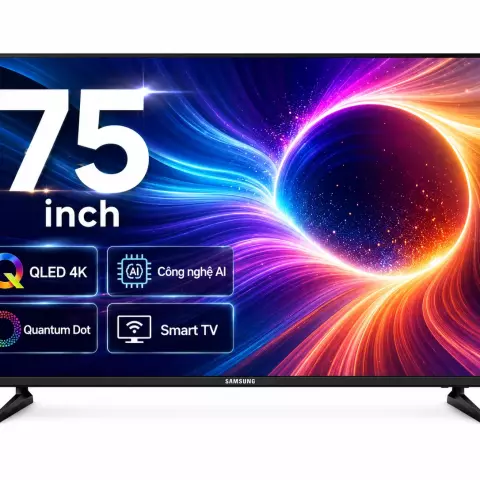 Smart Tivi QLED Samsung AI 4K 75 inch QA75Q7FA