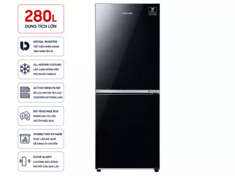 Tủ lạnh Samsung Inverter 280 lít RB27N4010BU/SV