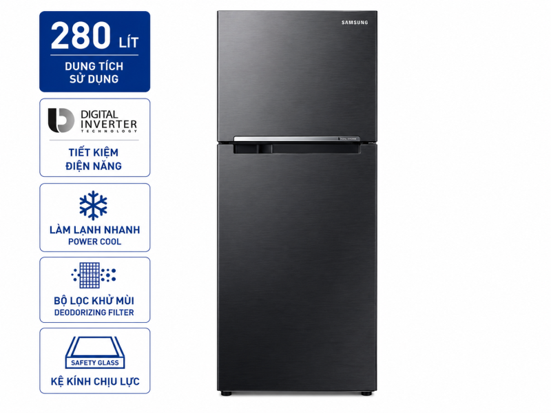 Tủ lạnh Samsung Inverter 280 lít RB27N4010BU/SV