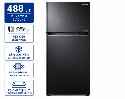 Tủ lạnh Samsung Inverter 488 lít RF48A4000B4/SV