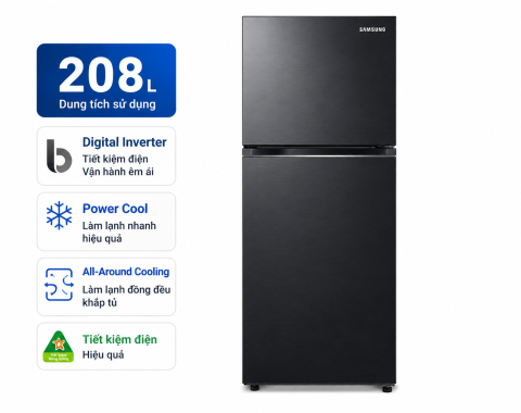 Tủ lạnh Samsung Inverter 208 lít RT20HAR8DBU/SV