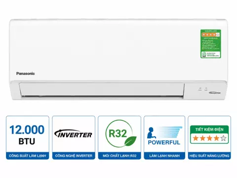 Điều hòa Panasonic 1 chiều 12.000BTU inverter RU12AKH-8