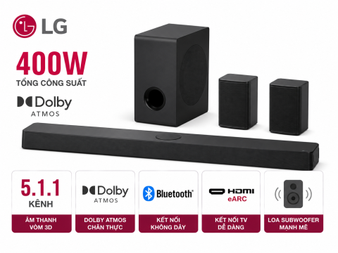 Bộ loa thanh LG S70TY 400W