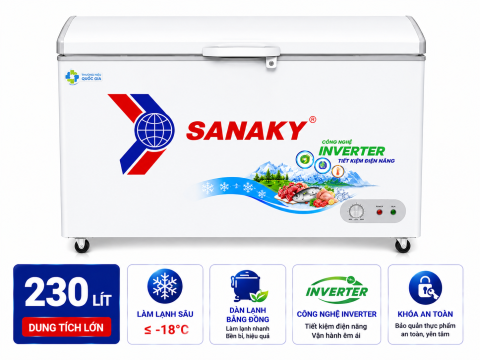 Tủ đông Sanaky 230 lít TD.VH230HY