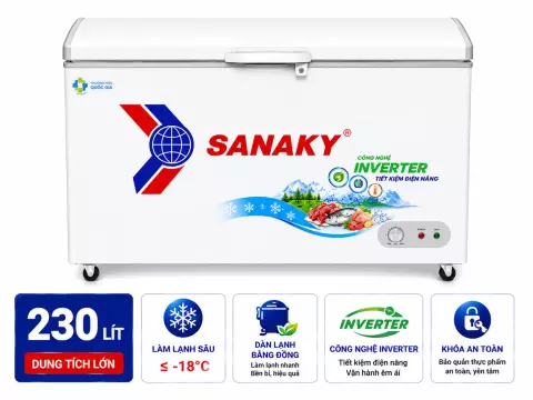 Tủ đông Sanaky 230 lít TD.VH230HY