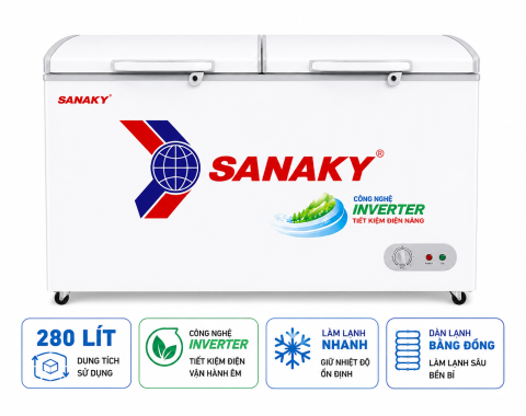 Tủ đông Sanaky Inverter 280 lít TD.VH4099W4K