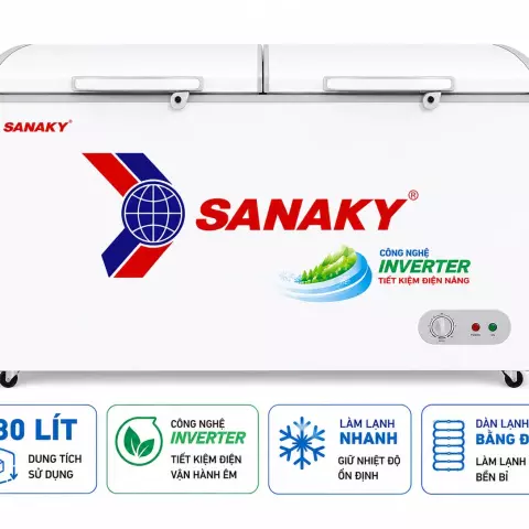 Tủ đông Sanaky Inverter 280 lít TD.VH4099W4K