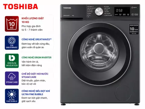 Máy giặt Toshiba Inverter 10 kg TW-T23BU110UWV(MG)