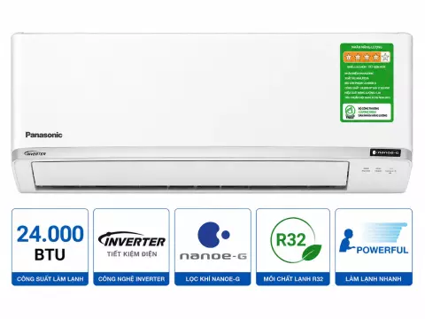 Điều hòa Panasonic 24000BTU 1 chiều inverter U24BKH-8