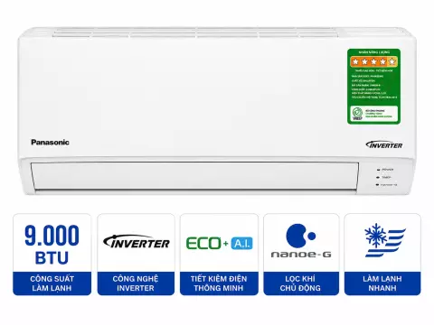 Điều hòa Panasonic 9000BTU 1 chiều inverter U9BKH-8