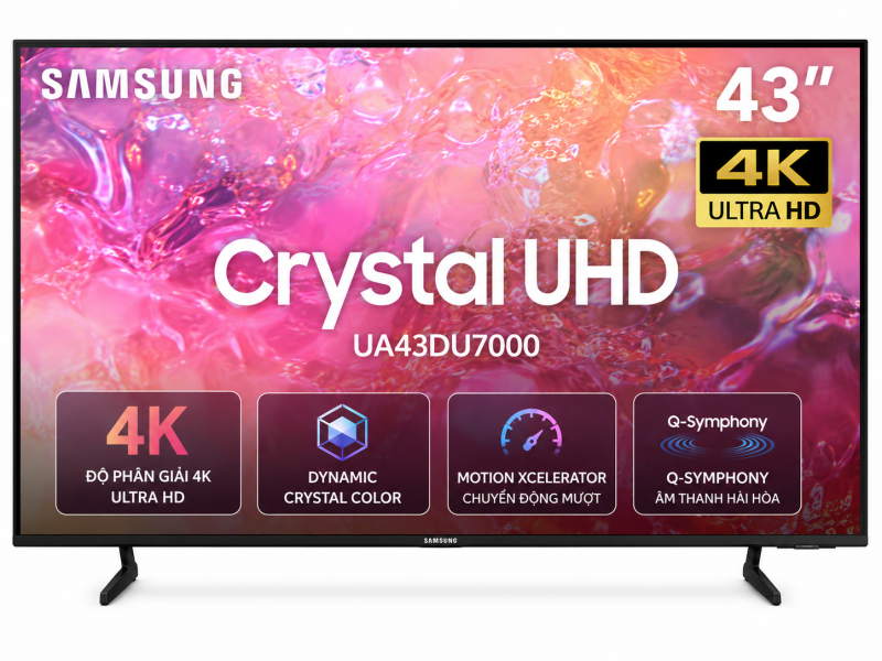 Smart Tivi Crystal UHD Samsung 4K 43 inch UA43DU7000