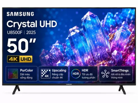 Smart Tivi Crystal UHD Samsung 4K 50 inch UA50U8500F
