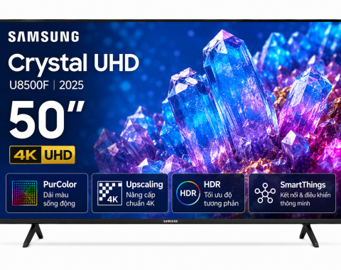 Smart Tivi Crystal UHD Samsung 4K 50 inch UA50U8500F