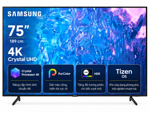 Smart Tivi Samsung Crystal UHD 4K 75 Inch UA75UE100F