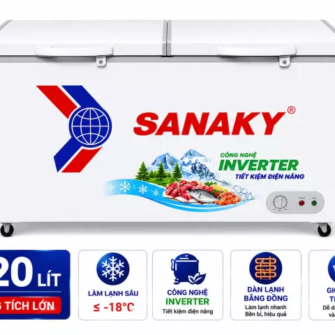 Tủ đông Sanaky Inverter 220 lít VH-2899W3