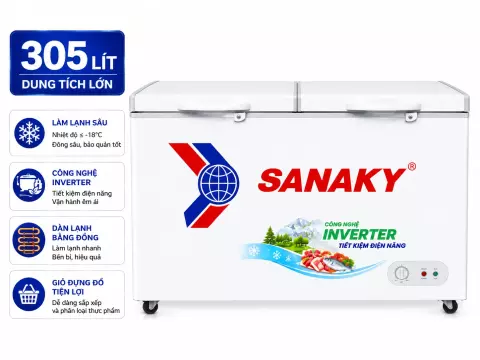 Tủ đông Sanaky 305 lít VH-4099A1