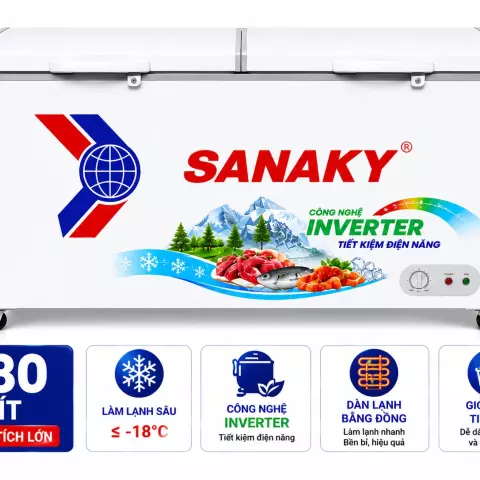 Tủ đông Sanaky Inverter 280 lít VH-4099W3
