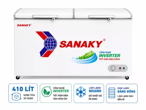 Tủ đông Sanaky Inverter 410 lít VH-5699HY3
