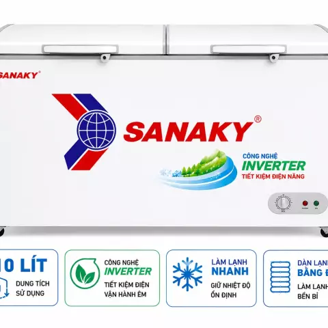 Tủ đông Sanaky Inverter 410 lít VH-5699HY3