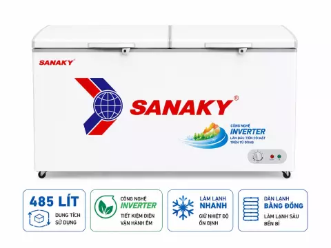 Tủ đông Sanaky 485 lít VH-6699W1