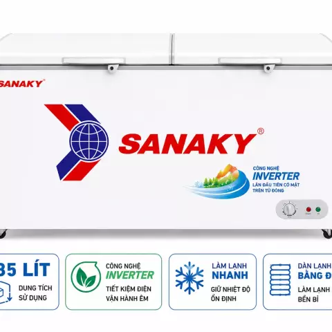 Tủ đông Sanaky 485 lít VH-6699W1