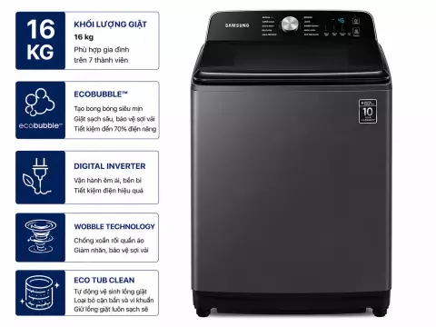 Máy giặt Samsung Inverter 16 kg WA16R6380BV/SV