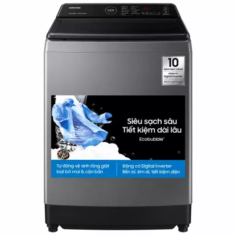 Máy giặt Samsung Ecobubble Inverter 12.5 kg WA40F12E4LSV