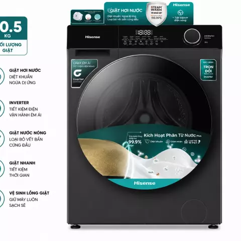 Máy giặt Hisense Inverter 10.5 kg WF105M3