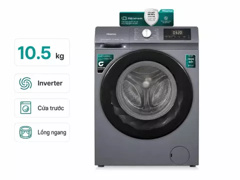 Máy giặt Hisense Inverter 10.5 kg WF105N1