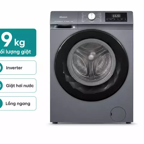 Máy giặt lồng ngang Hisense Inverter WF90N1Y 9.0 kg