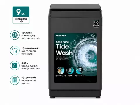 Máy giặt Hisense 9 kg WT90F30