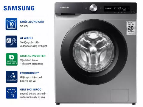 Máy giặt Samsung AI Inverter 10kg WW10T634DLX/SV