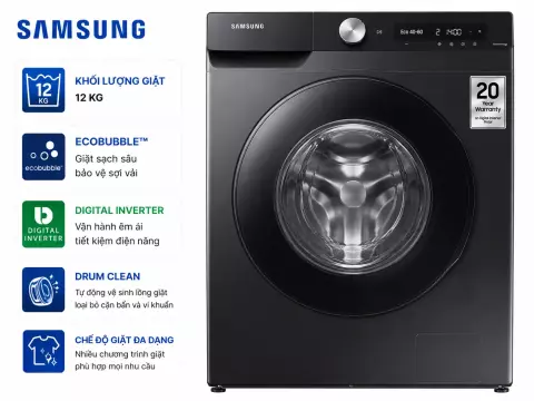 Máy giặt Samsung Inverter 12 kg WW12CGC04DABSV