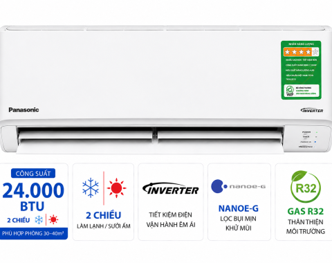Điều hòa Panasonic 24000 BTU 2 chiều inverter XZ24BKH-8