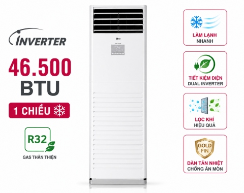 Điều hòa tủ đứng LG Inverter 46500 BTU ZPNQ48GT3A0