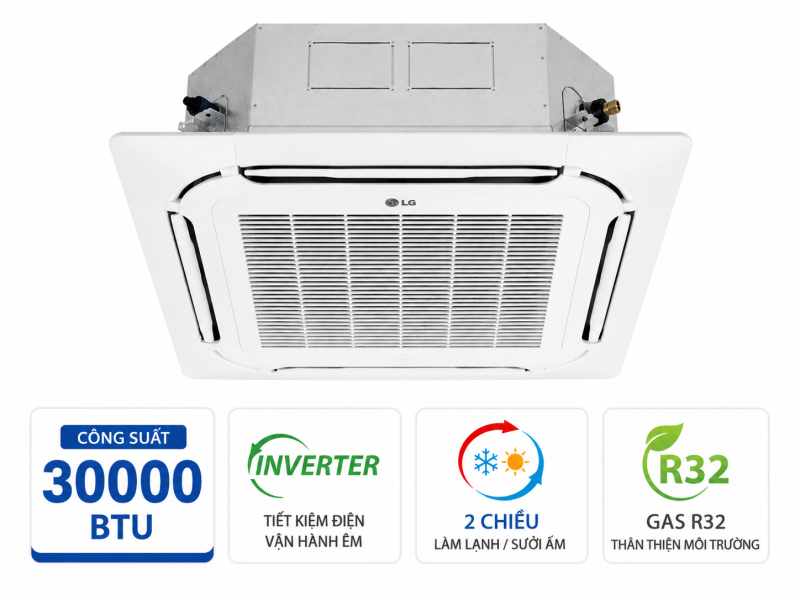 Điều hòa âm trần LG Inverter 30000 BTU ZTNQ30GNLE0