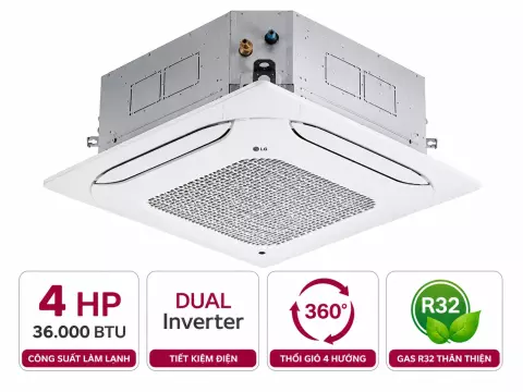 Điều hòa âm trần LG Inverter 4 HP ZTNQ36GYLA0